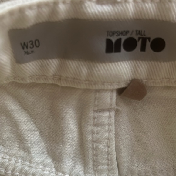 Topshop moto american flag high waisted jean shorts W30 - Picture 6 of 8